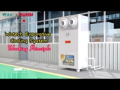 380V/50Hz/3Phase Evaporative Cooling Heat Pump R410A Powered For Industrial