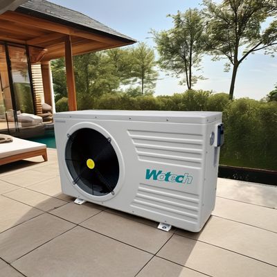 Buy 9m3/h Water Flow Rate Wotech 220V 21 KW R32 Pool Heat Pump English Operating Language online manufacture