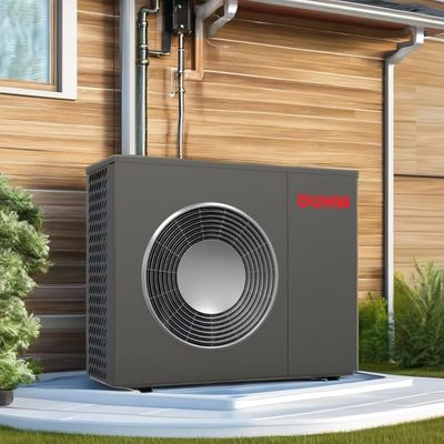 Buy 16 kW R290 EVI Air Source Heat Pump for Hotel Household Powder Coated Galvanized Steel online manufacture