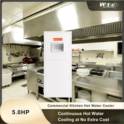 Buy R410a 5 HP Commercial Kitchen High Temperature Hot Water Cooling Unit online manufacture