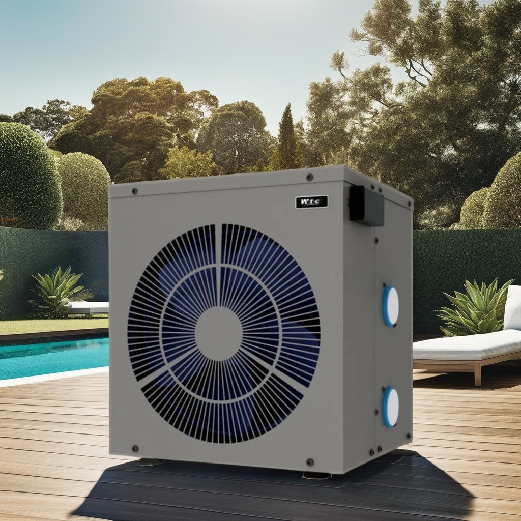 56dB A Sound Level 3KW 50Hz R32 Mini Swimming Pool Heat Pump Inverter ...
