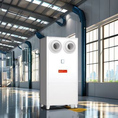 Air Water Evaporative Cooling Heat Pump Semi Open For Hotel Garage And Station Hall