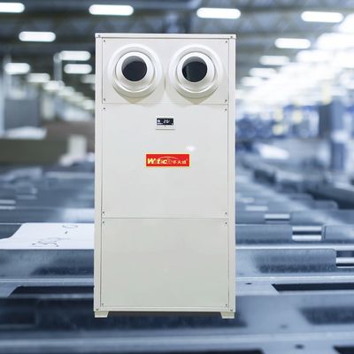 Evaporative Cooling Heat Pump Semi Open Air Water Cooled R410A AC Power Source for Room Garage Use Commercial Needs