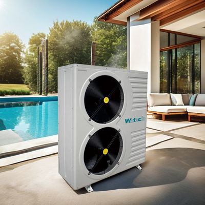 26KW Wotech On/Off Air To Water Heat Pump R32 Refrigerant For Swimming
