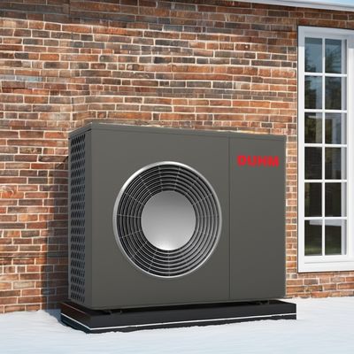 Heating Cooling DHW Function 16kw EVI Heat Pump Monoblock With DC Rotary Compressor