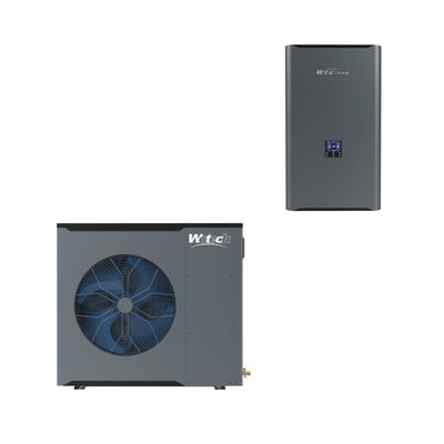 Split R32 Mini Size Inverter Air To Water DHW 8 Kw Hot Water Heatpump For French Market