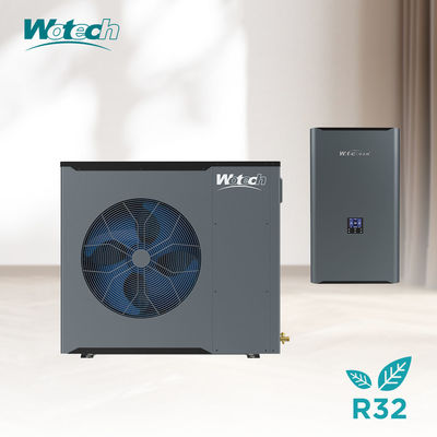 Wotech CE Certificate 8kw R32 Single Phase Inverter Split Heat Pump For DHW Heating Cooling
