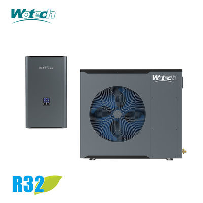 CE Certified 10kW R32 Single Phase Inverter Split Heat Pump For DHW Heating Cooling