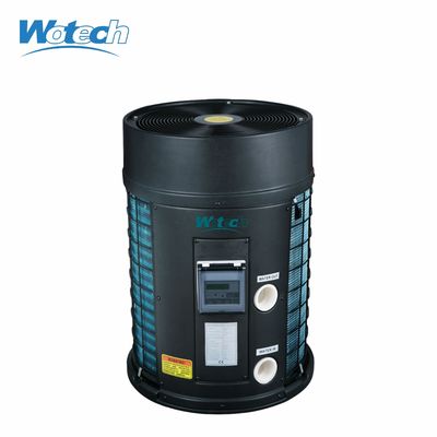 Rotary Compressor R410A Commercial/Residential Air to Water Heat Pump Swimming Pool Heater with 755*258*500mm Dimensions