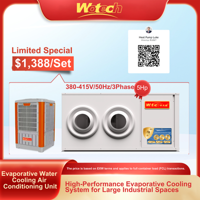 Special Offer for Evaporative Water Cooling AC sets Floor Ceiling Jet Flow Indoor with Plastic Outdoor