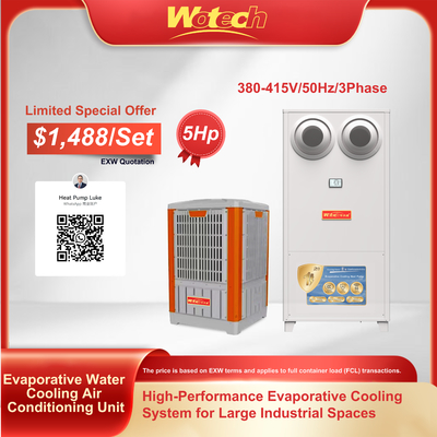 Special Offer for Evaporative Water Cooling AC sets floor standing Jet Flow Indoor with Plastic Outdoor